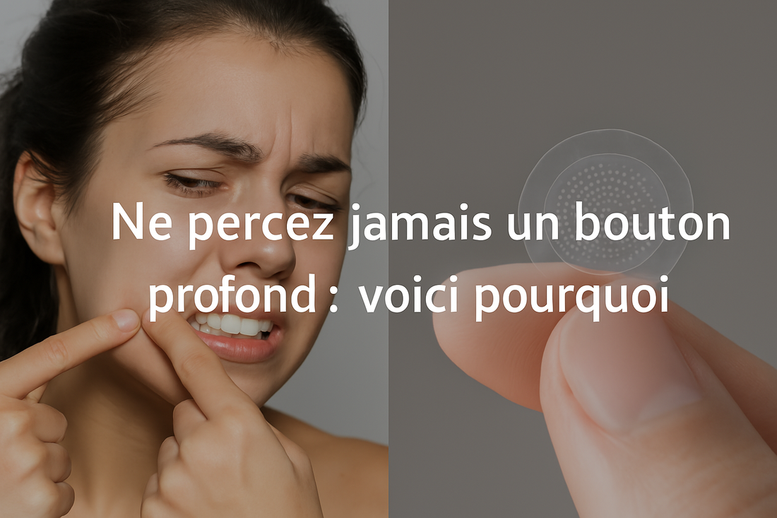 Ne percez jamais un bouton profond : voici pourquoi