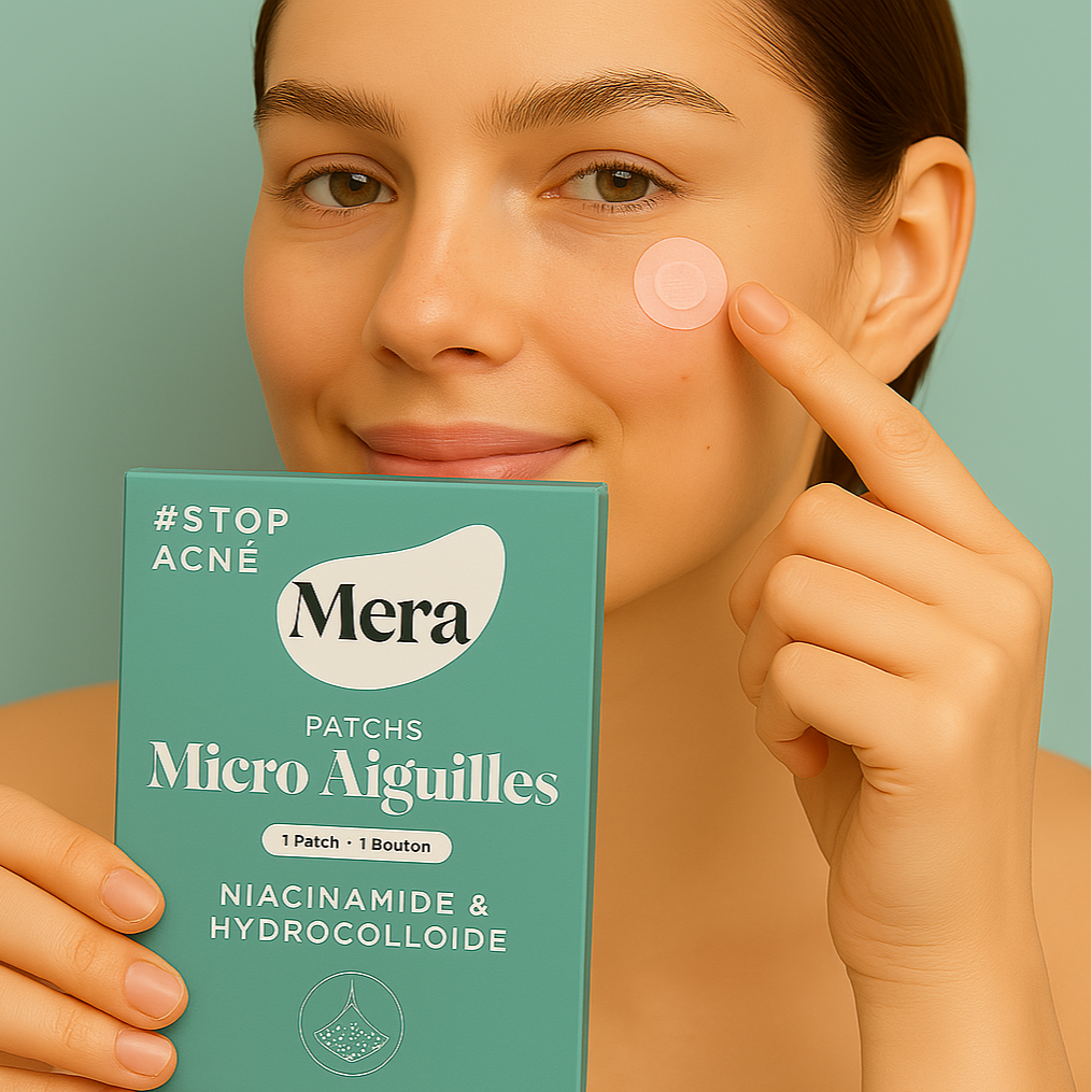 Patch micro-aiguilles Réduit les boutons douloureux en une nuit (sans les percer)