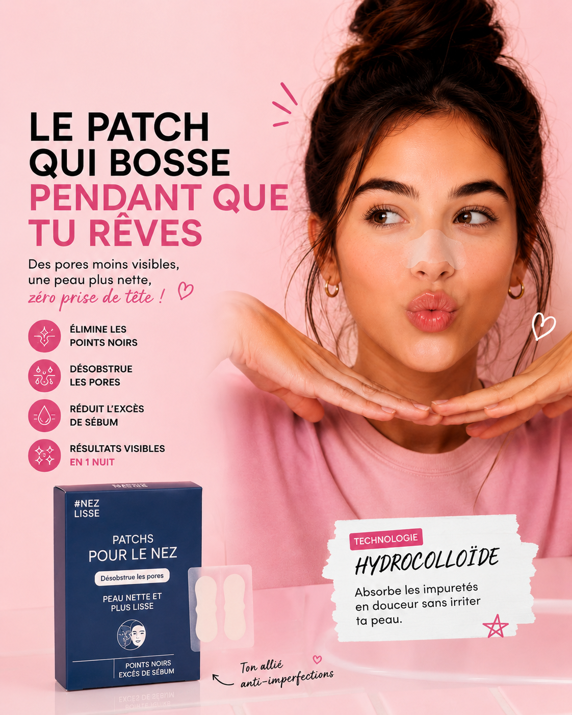 Patchs Purifiants pour le Nez