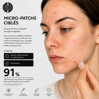Patchs boutons sous-cutanés micro-aiguilles