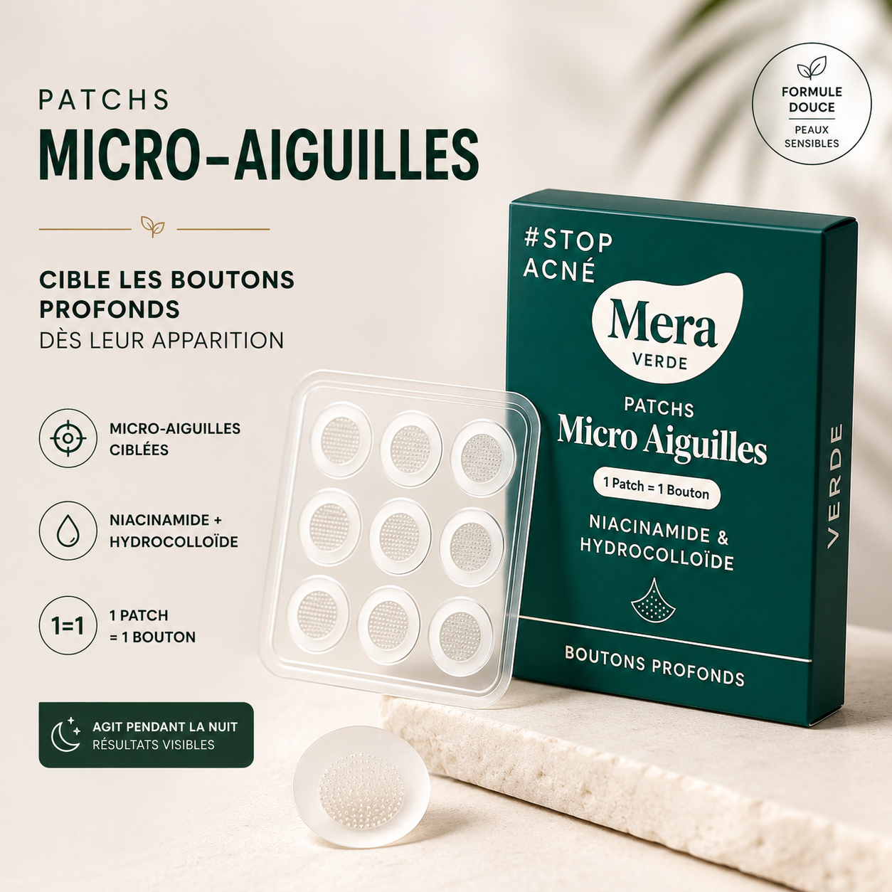 Patchs Micro-Aiguilles x9