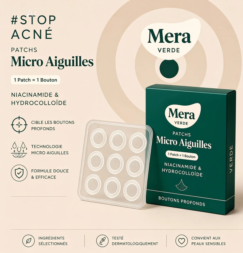 Patchs boutons sous-cutanés micro-aiguilles